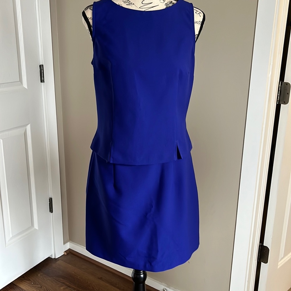 Royal blue skirt set from Rampage
